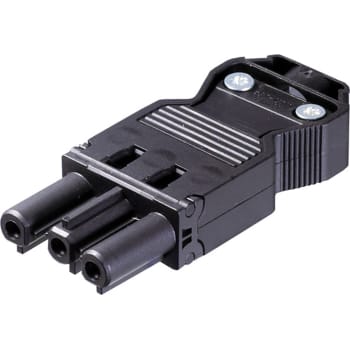 GST18I3 Stik skrue 250V/20A hun 0,75-2,5mm2 Ø=6,5-10,5mm sort 92.931.3053.1