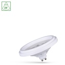 LED AR111 GU10 5,5W - 230V, Basic 2, 24° Varm Hvid, Hvid, Spectrum.