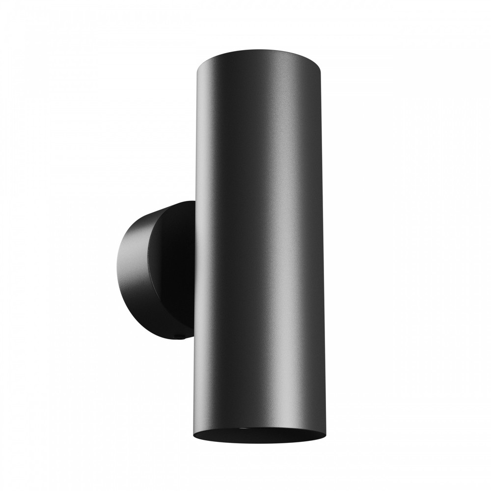 Squalla Variosa Tubo 2xGU10 Væglampe sort 55x160x90mm