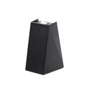 Sort solcelle sensor væglampe med op/ned lysretning og skumringssensor - 4W effekt, IP54 beskyttelse