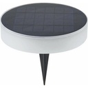 Solcelle sensor bedlys - Skumringssensor, spyd/væg montering IP65, 1.5W, energibesparende udendørs belysning
