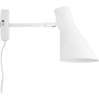 DL12 Væglampe E27, hvid