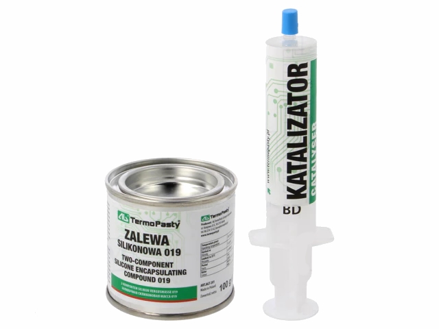 Elektronik silikone indkaplingsgel - 2-komp., Hvid (110g)