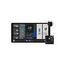 Shelly Wall Display X2 Silver - WiFi touch skærm