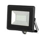 20W LED Projektør med Grønt og Sort Hus - Vejrbestandig IP65, RA70 - Energibesparende og Kraftfuld Belysning