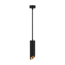 Sort GU10 hængelampe, V-Tac Pro serie, 3 års garanti, Ø55x200mm