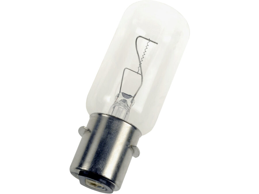 Lanternepære - 24V 40W, Klar, P28s sokkel (Ø38x108mm)