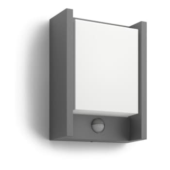 myGarden Arbour Væglampe Antracitgrå 1x6W 230V IP44 220mm Bevægelsessensor
