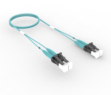 Fiber optisk Patchkabel OM4 LazrSPEED 550 LC-LC duplex LSZH 6,56ft / 2m