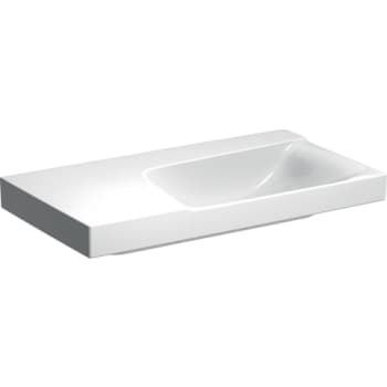 xeno² vask 90x48cm, venstre, hvid kt