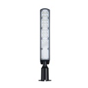 Streetos Slim 50W LED Udendørs Væglampe - Sort, 5000lm, RA80, IP65, 230V, 505x109x76mm, Skumringssensor