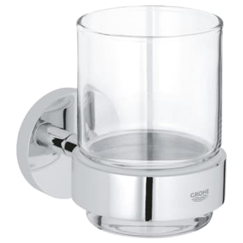 GROHE START glasholder m/krystalglas glas/metal forkr