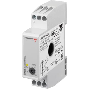 Strømmåletransformator med justerbar grænseværdi 2-20 AAC PNP/NPN transistor udg NO DIN DIA53S72420A