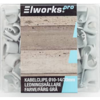 Kabelclips rund Ø10-14mm (100