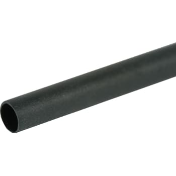 Krymperør 3/1 sort med lim (1,22 meter)