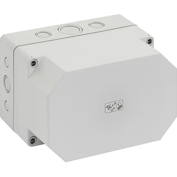Kasse TK PS 1811-13F-M, 180 x 110 x 137 mm, grå