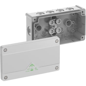 Forgreningsdåse Abox 025/2-L 87X152x52mm grå IP66