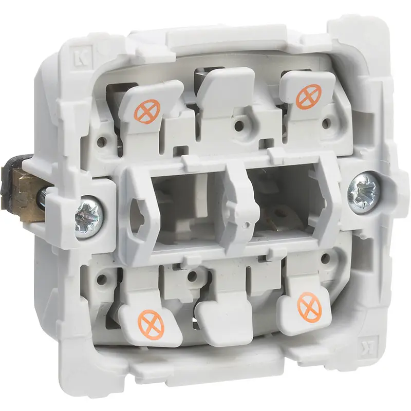 LK Fuga 16A lampeholder til 2 lamper