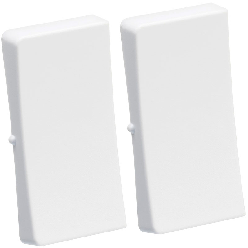 LK Fuga tangentsæt til dobbeltafbryder, ny model - hvid