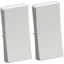 LK Fuga tangentsæt til dobbeltafbryder, ny model - lysegrå