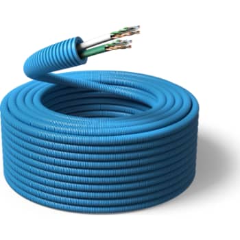 Flexrør 20 mm med 2 x Kat.6 U/UTP R100