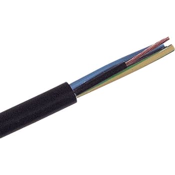 Ledning H05VV-F PKAJ 3G1, sort, S100