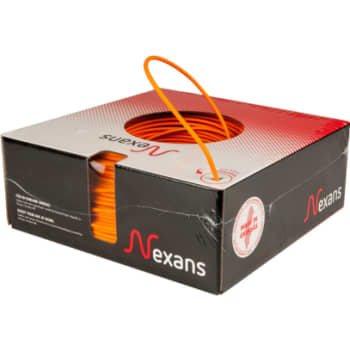 Ledning H07Z1-U 1x1,5 orange, R100, halogenfri (PVL)