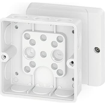 Kvik membrandåse 4mm2 hvid uden klemmerække