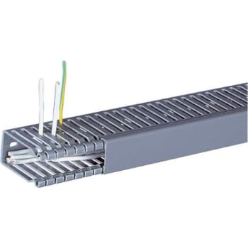 Ledningskanal opslidset