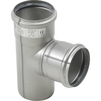 Ø 75 x 75 mm x 87,5° Grenrør rustfri AISI304/EN1.4301 BLÜCHER