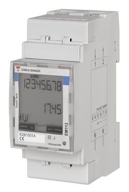 Energimåler 1-Fase Std. 100A dir. ModBus