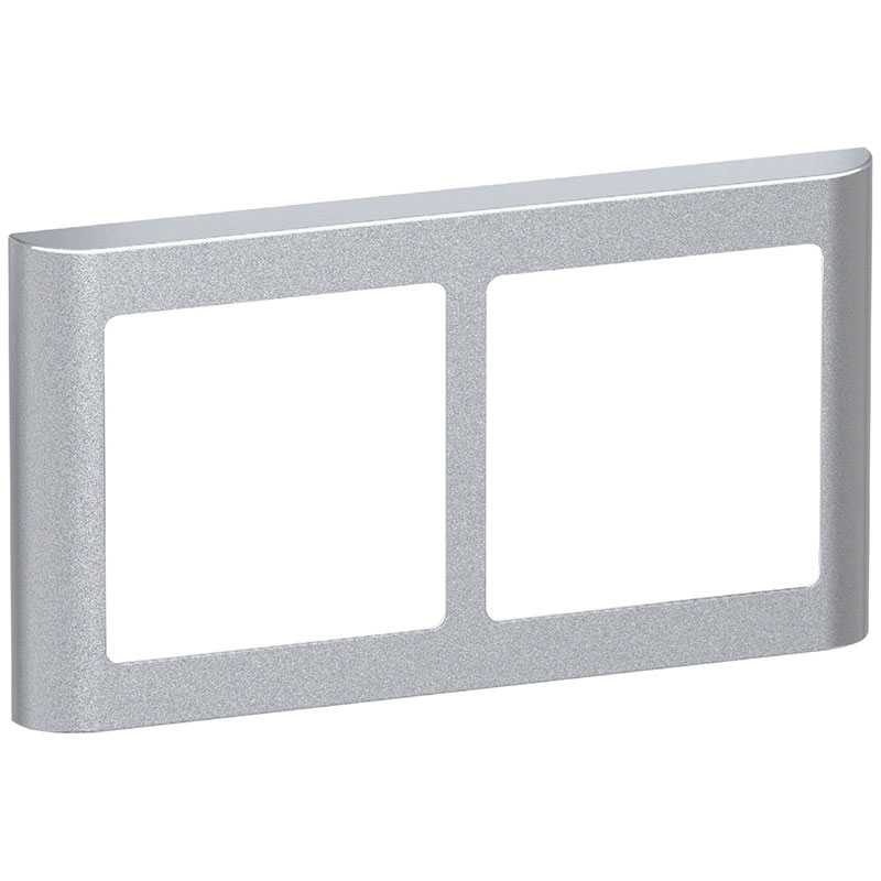 LK Fuga ramme SOFT 63 2x1m vandret - stålmetallic
