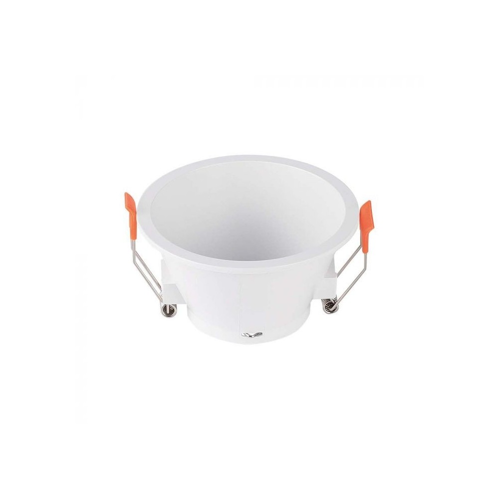 Hvid downlight uden blænding, Ø9,3 cm, MR16 eller GU10 fatning