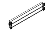 DIN-afdækning 3x0.5M