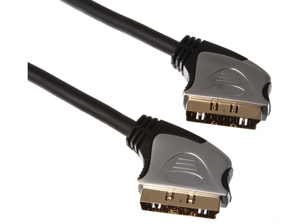 SCART kabel - SCART han til SCART han - Prof. (1,5m)