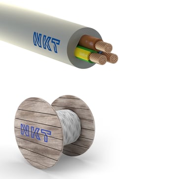Installationskabel NOIKLX 90° 3G6 Lysegrå AFM Kampagnepakke 3033002030