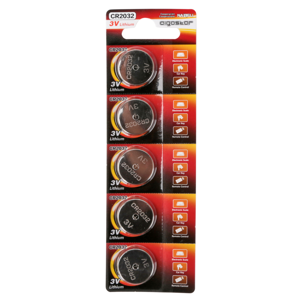 CR2032 3V-5B Knapcelle Batteri med 3 års producentgaranti