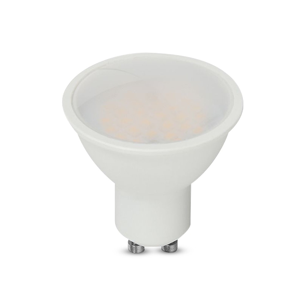 10W GU10 LED Spotlight med mælkeagtigt dæksel og 3000K varm hvidt lys - 1000lm - RA80