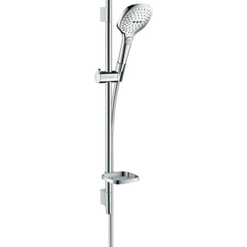 Hansgrohe Raindance Select E 120 brusersæt, krom/hvid