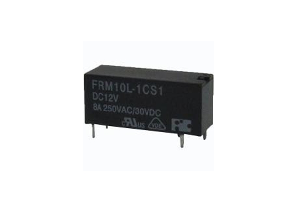 Vertikalt relæ - 12Vdc, 8A, 1 x skifte (3,2mm benafst.)