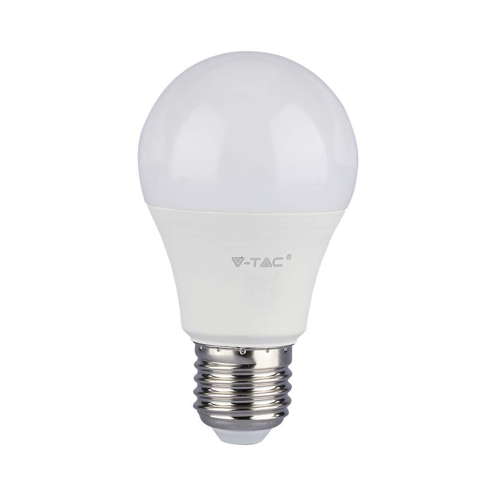 LED Pære E27 10,5W - Plastik, 3000K, 1055lm, RA80, A60 Design