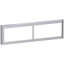 LK Fuga ramme SOFT 63 2x2m vandret - stålmetallic