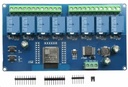 ESP32-WROOM Wi-Fi BLE Relæmodul, 8 kanaler, 5-30Vdc