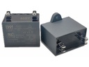 CBB61 motor kondensator - 2uF 450V, ±5%, 2+2 spade, flange