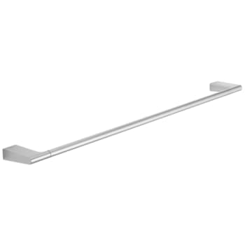 Håndklædestang, enkelt, 810 mm, børstet stål