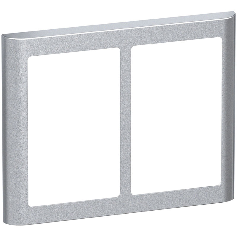 LK Fuga ramme SOFT 63 2x1½m - stålmetallic