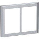 LK Fuga ramme SOFT 63 2x1½m - stålmetallic