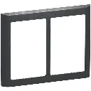 LK Fuga ramme SOFT 63 2x1½m - koksgrå