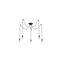 Edderkoppe loftslampe med E27 fatning og 1,5 meter stofledning - 230V输入