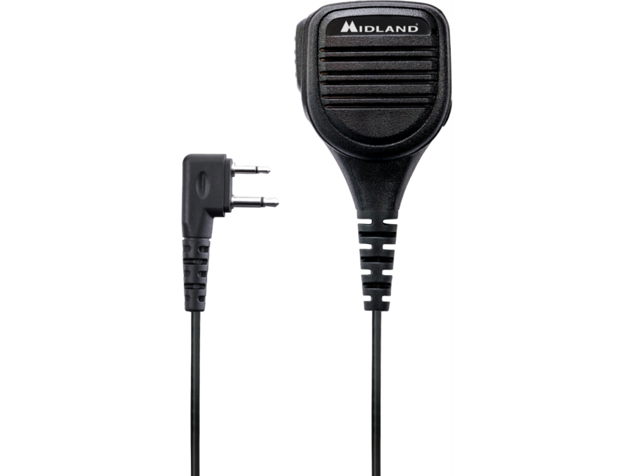 MA25-L Håndmik. m. højttaler (2 pin Midland)